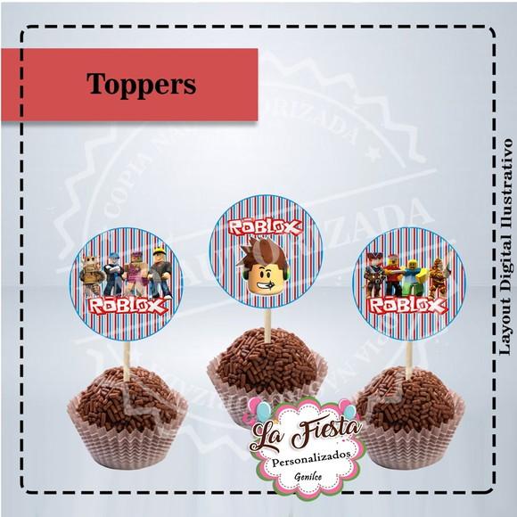 Toppers para Docinho Roblox