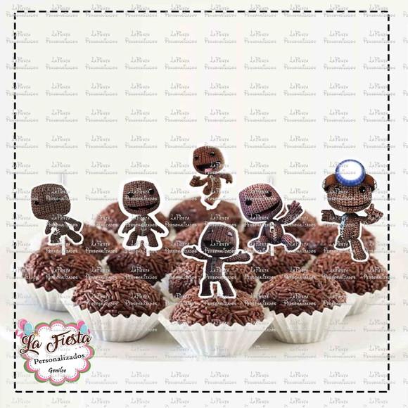 Toppers para Docinho Sackboy: Uma Grande Aventura