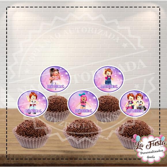 Toppers para docinho Roblox Girls