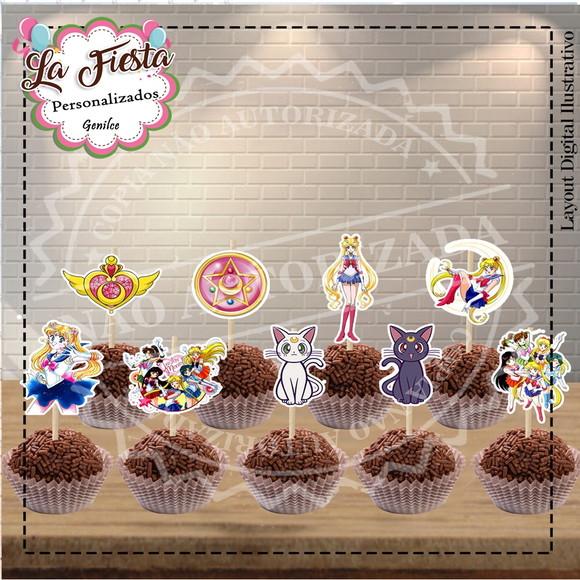 Toppers para Docinho Sailor Moon