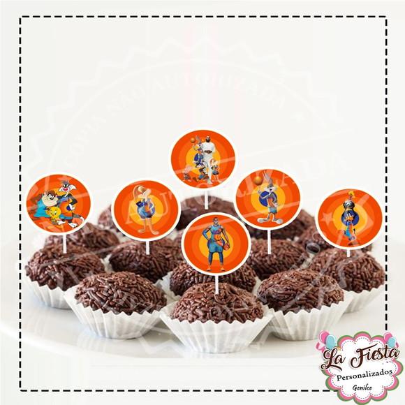 Toppers para docinho Space Jam