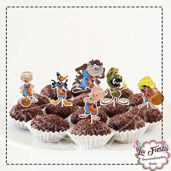 Toppers para docinho Space Jam