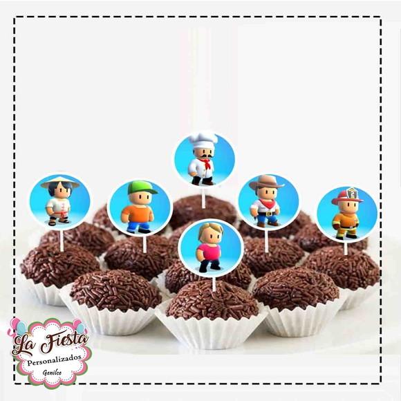 Toppers para Docinho Stumble Guys