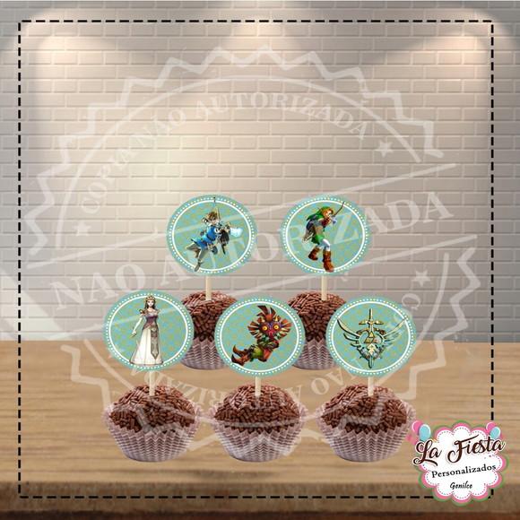 Toppers para Docinho The Legend Of Zelda