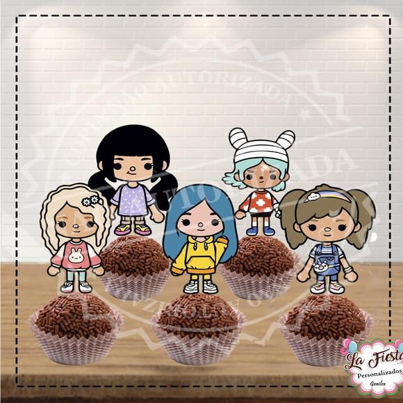 Toppers para Docinho Toca Life