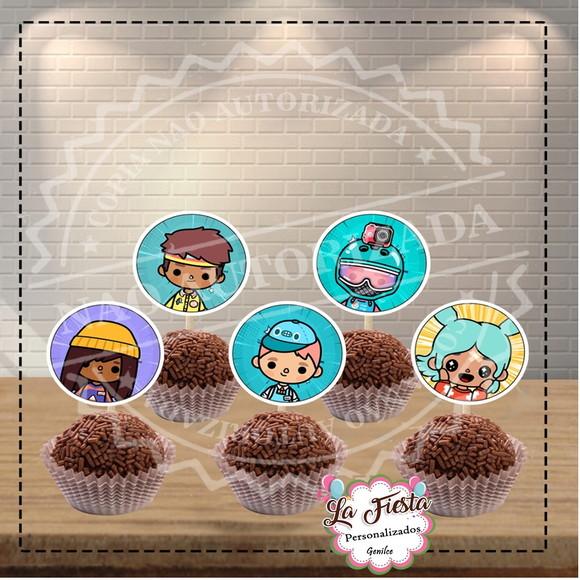 Toppers Para Docinho Toca Life