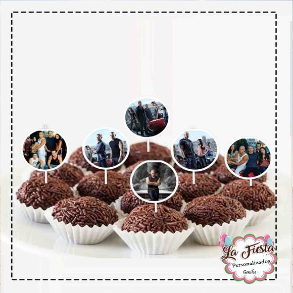 Toppers para Docinho Velozes e Furiosos
