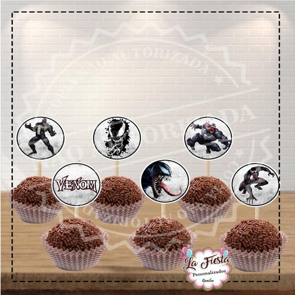 Toppers para Docinho Venom