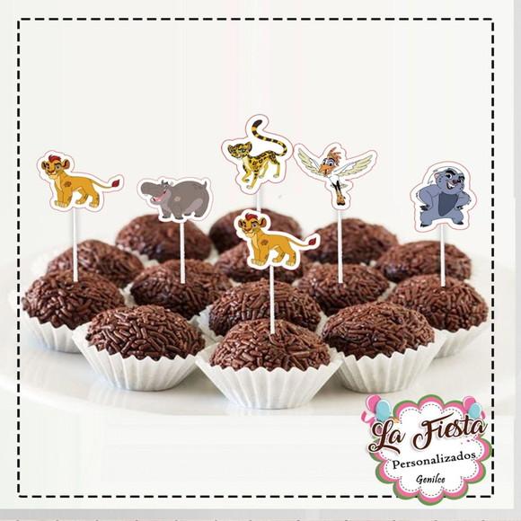 Toppers para Docinhos a Guarda do Leão