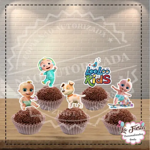 Aplique para Docinho LooLoo Kids