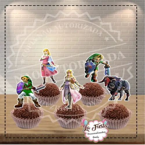 Aplique para Docinhos The Legend Of Zelda