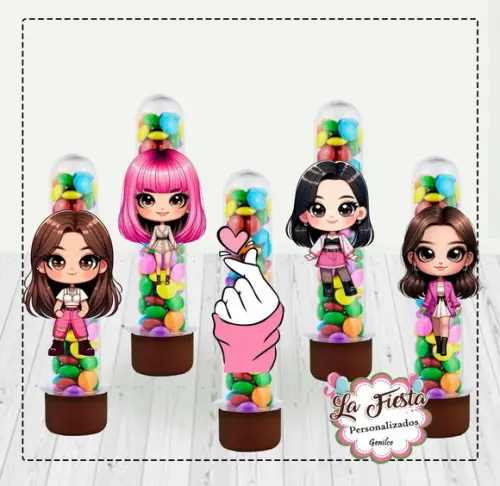 Aplique para Tubete Black Pink