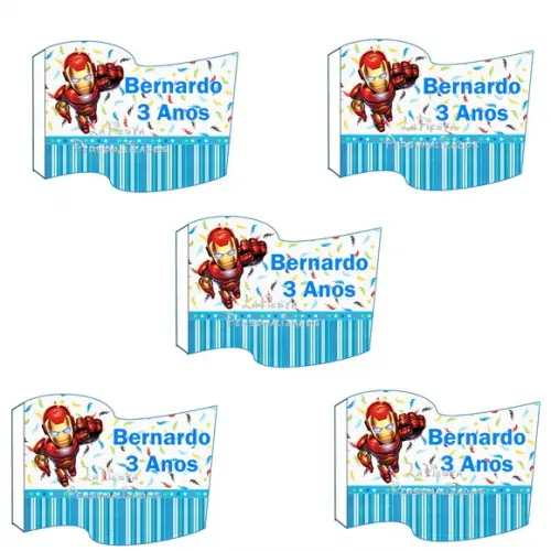 Bandeirinha Docinho Esquadrão De Heróis