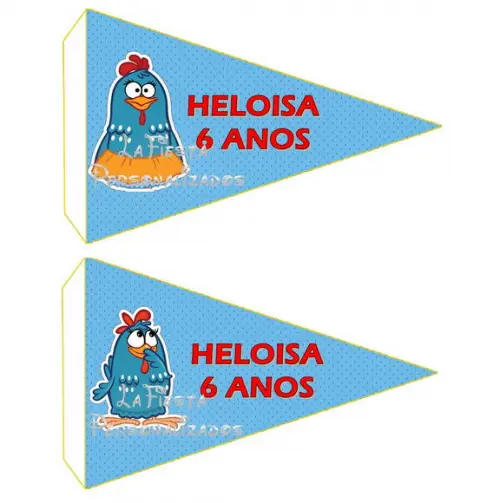 Bandeirinha Docinho,Lanchinhos