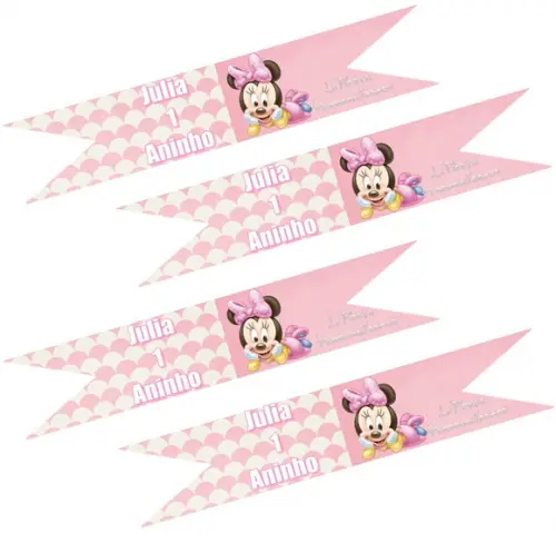 Bandeirinha Sanduíches\docinhos Minnie B