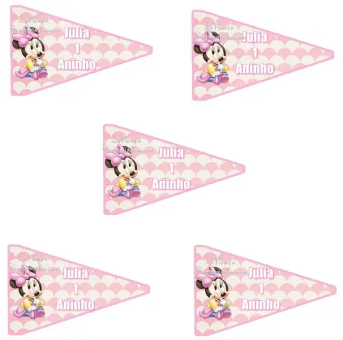 Bandeirinha Sanduíches\Docinhos Minnie B