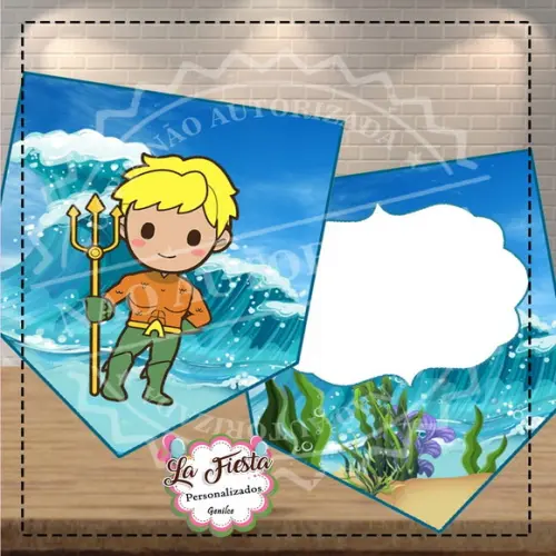 Bandeirola / Varalzinho Aquaman