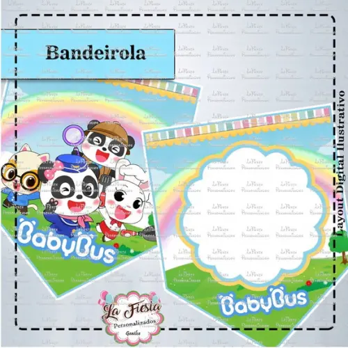 Bandeirola / Varalzinho Baby Bus