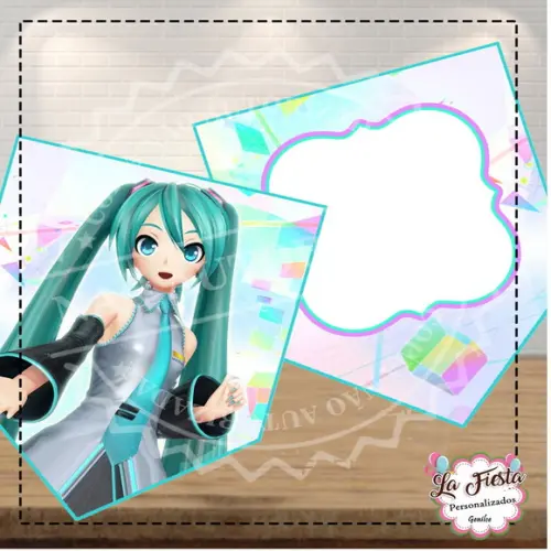 Bandeirola / Varalzinho Hatsune Miku