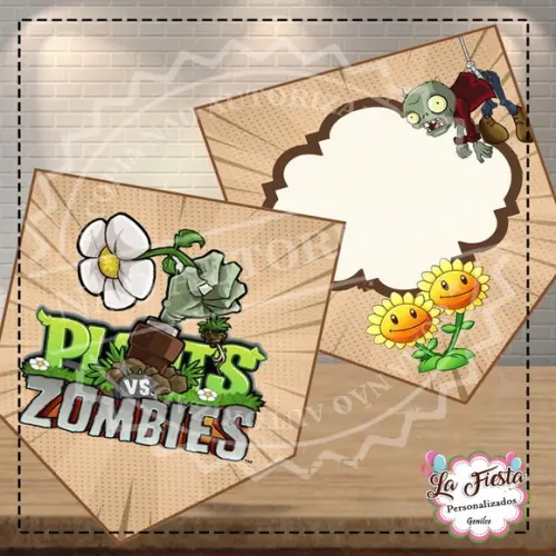Bandeirola / Varalzinho Plants vs. Zombies