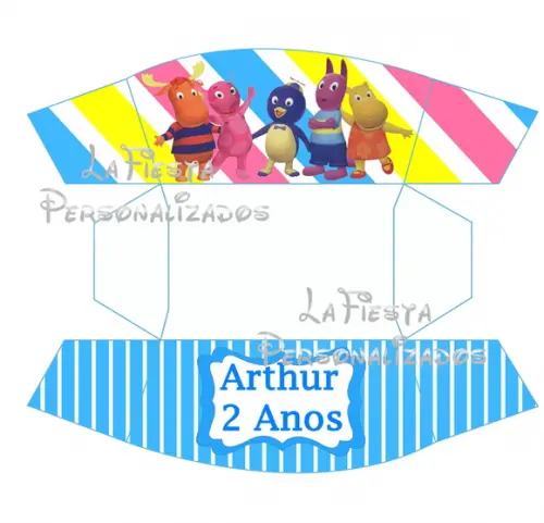 Caixa Hot Dog Backyardigans
