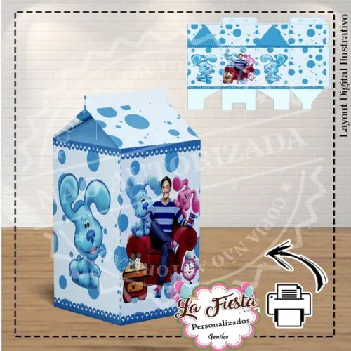 Caixa Milk As Pistas De Blue