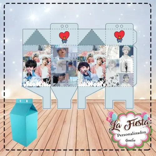 Caixa Milk Banda Bts