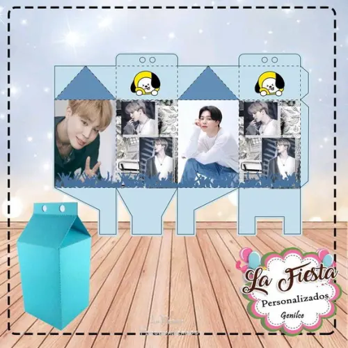 Caixa Milk Banda Bts