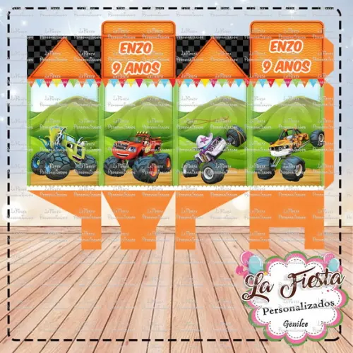 Caixa Milk Blaze e as Monster Machines