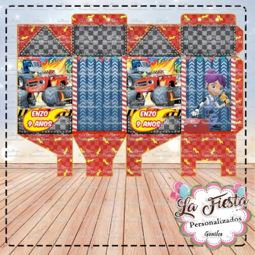 Caixa Milk Blaze e as Monster Machines