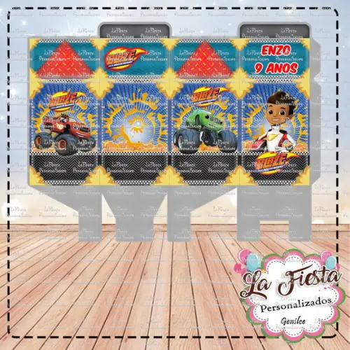 Caixa Milk Blaze e as Monster Machines
