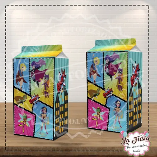 Caixa Milk DC Super Hero Girls