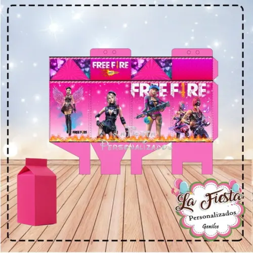 Caixa Milk Free Fire