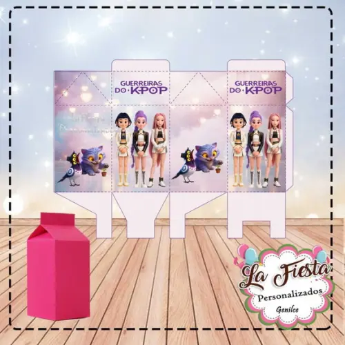 Caixa Milk Guerreiras do Kpop