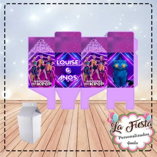 Caixa Milk Guerreiras do Kpop
