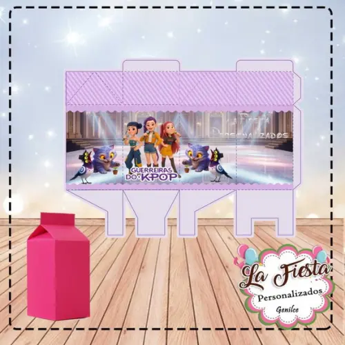 Caixa Milk Guerreiras do Kpop