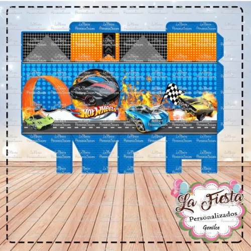 Caixa Milk Hot Wheels