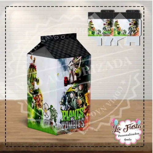 Caixa Milk Plants vs. Zombies