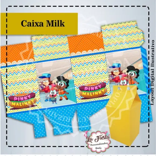 Caixa Milk Pinky Malinky