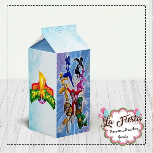 Caixa Milk Power Rangers