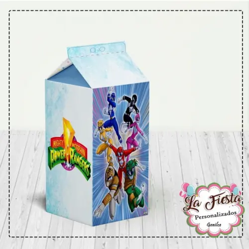 Caixa Milk Power Rangers