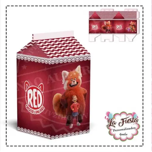 Caixa Milk Red - Crescer é Uma Fera