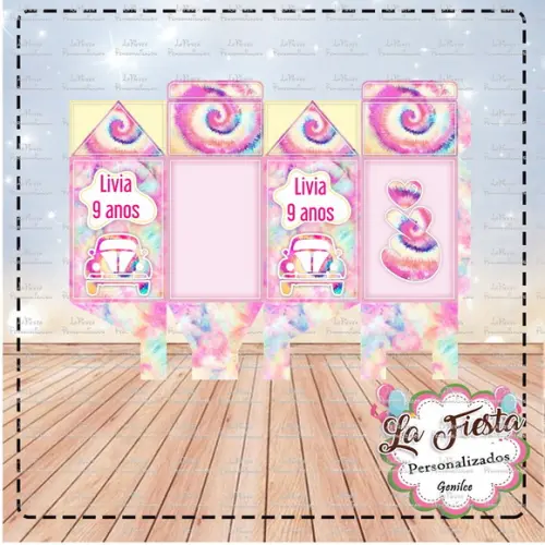 Caixa Milk Tie Dye