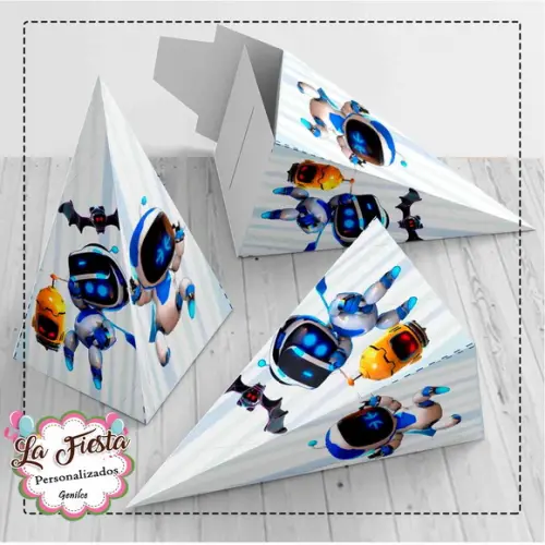 Caixa Piramide Astro Bot Rescue