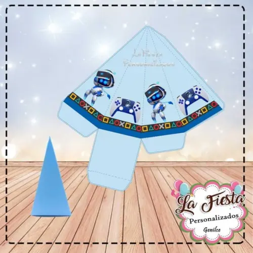 Caixa Piramide Astro Bot Rescue