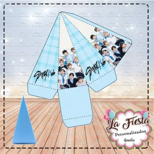 Caixa Piramide Banda Stray Kids