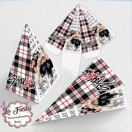 Caixa Piramide Banda Stray Kids