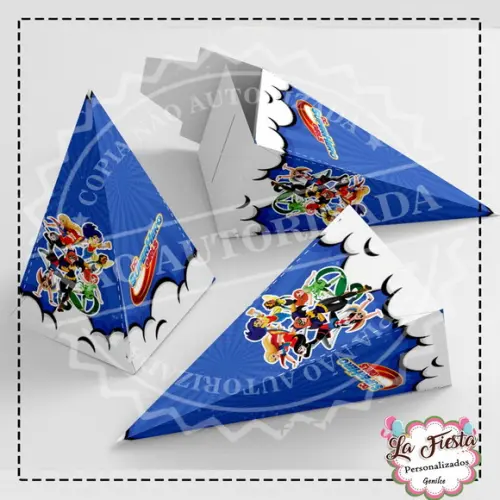 Caixa Piramide DC Super Hero Girls