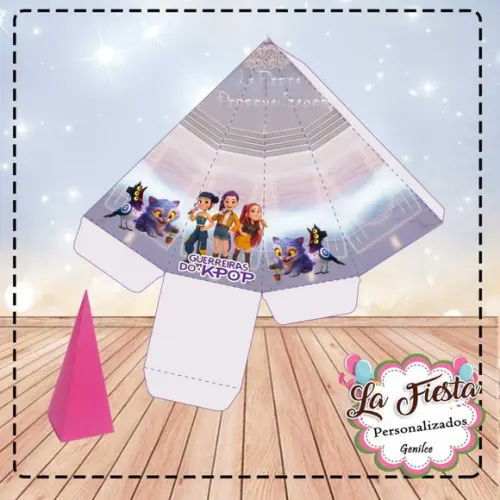 Caixa Piramide Guerreiras do Kpop