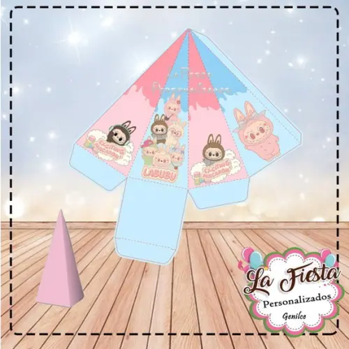 Caixa Piramide Labubu